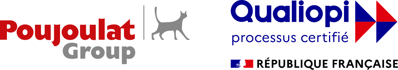 Logo Poujoulat Group et Qualiopi